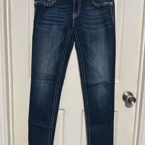 Miss Me Size 29 Dark Wash Blue Women's Skinny Jeans
